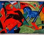 弗朗茨 马克 : Two Horses